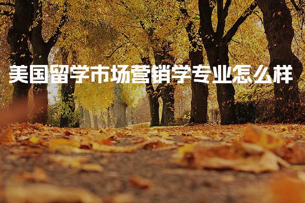 美国留学市场营销学专业怎么样
