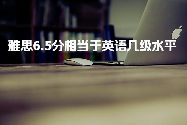 雅思6.5分相当于英语几级水平